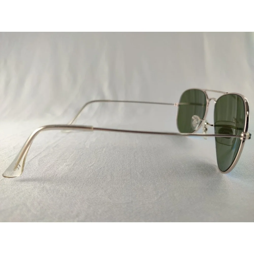 Jimmy Crystal NY GL1261 Aviator Sunglasses Swarovski Crystals Blue Mirror Lens